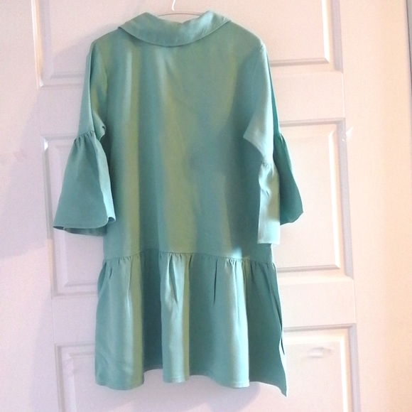 Girl's Oversized Shirt Dress - Size 6 - Picture 6 of 6